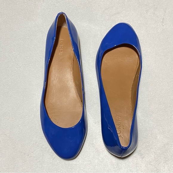 J. Crew womens blue flats Size 9